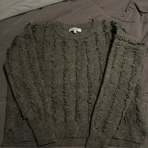 Gray unique sweater from Madewell
